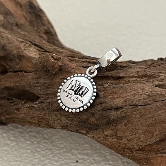 Pandora Jewelry - Pandora We Will Never Forget 9/11 Memorial S925 Silver Dangle Charm